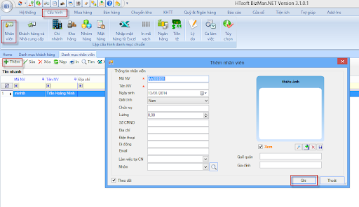 phần mềm quản lý doanh nghiệp