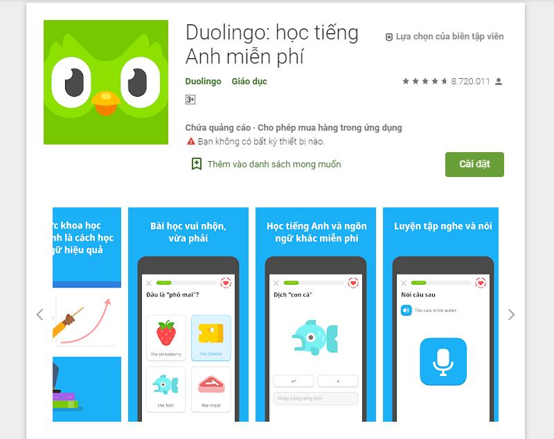 Phần mềm học tiếng Hàn