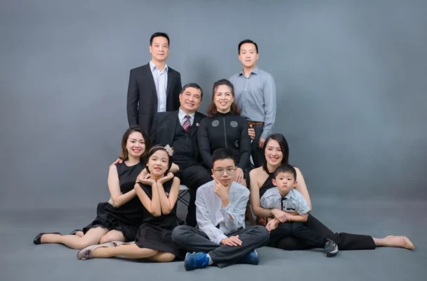 chụp hình gia đình tại HCM