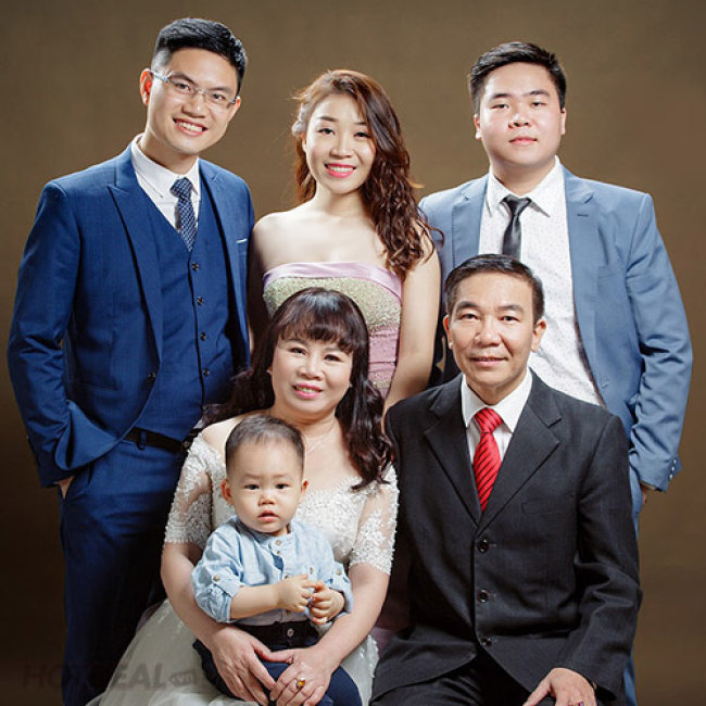 chụp ảnh gia đình Hàn Quốc