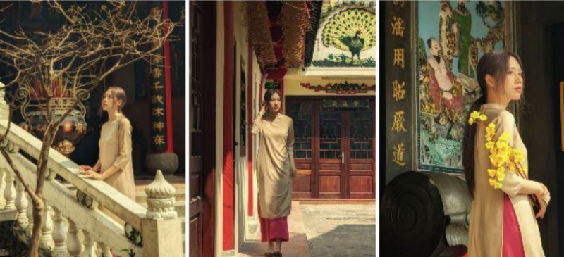 Thiếu nữ xúng xính áo dài tại những địa điểm chụp hình áo dài ngoại cảnh ở TP.HCM