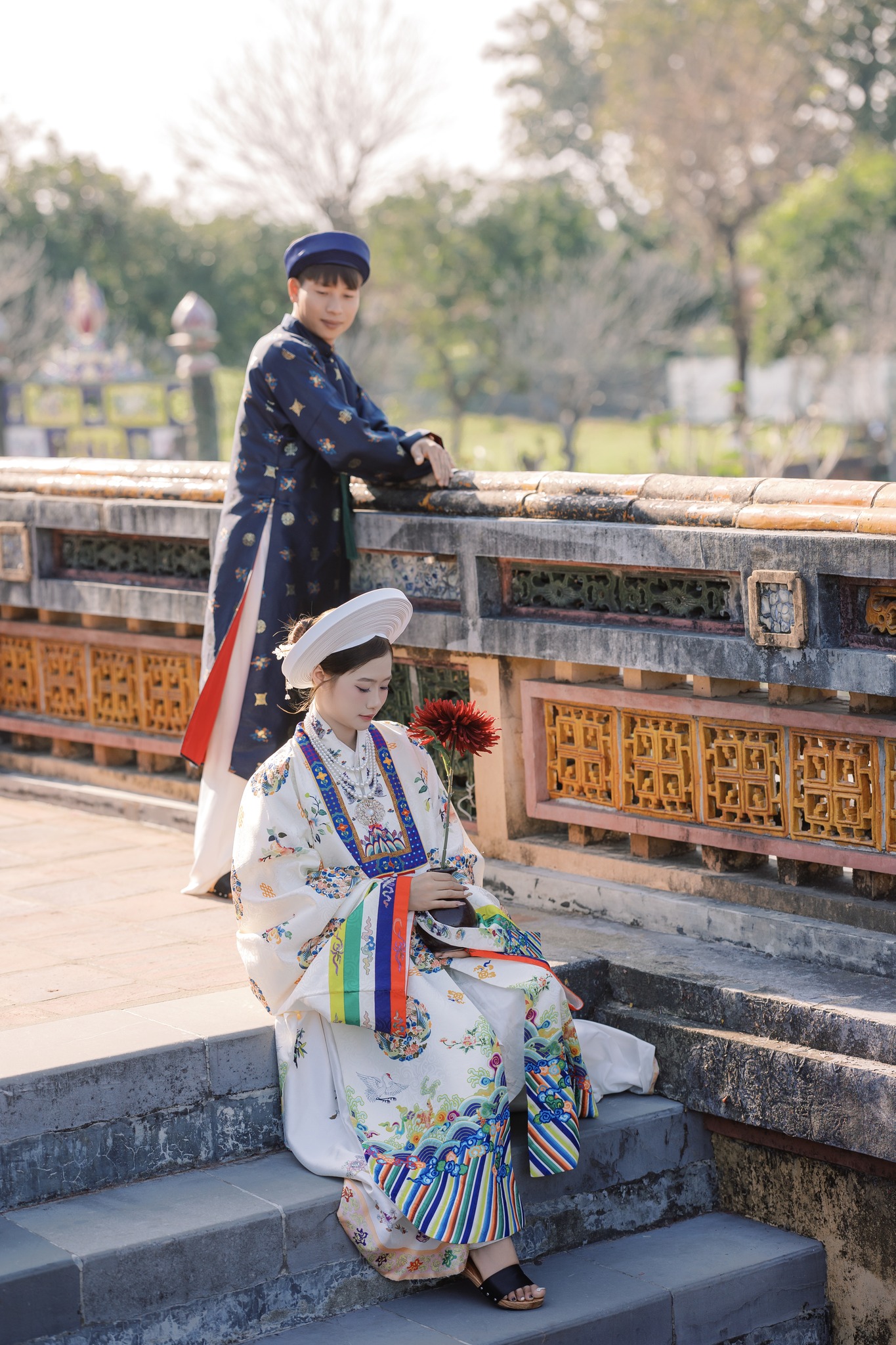 Kinh nghiệm chụp couple áo dài ngoại cảnh tại Huế