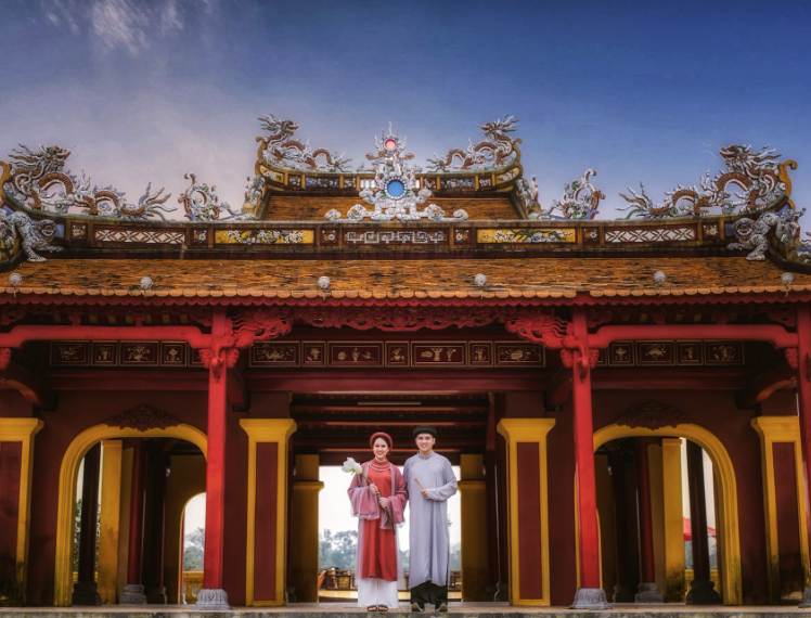 Kinh nghiệm chụp couple áo dài ngoại cảnh tại Huế